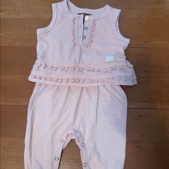 7 for all mankind baby girl romper jumpsuit 3-6m - Picture 2 of 5